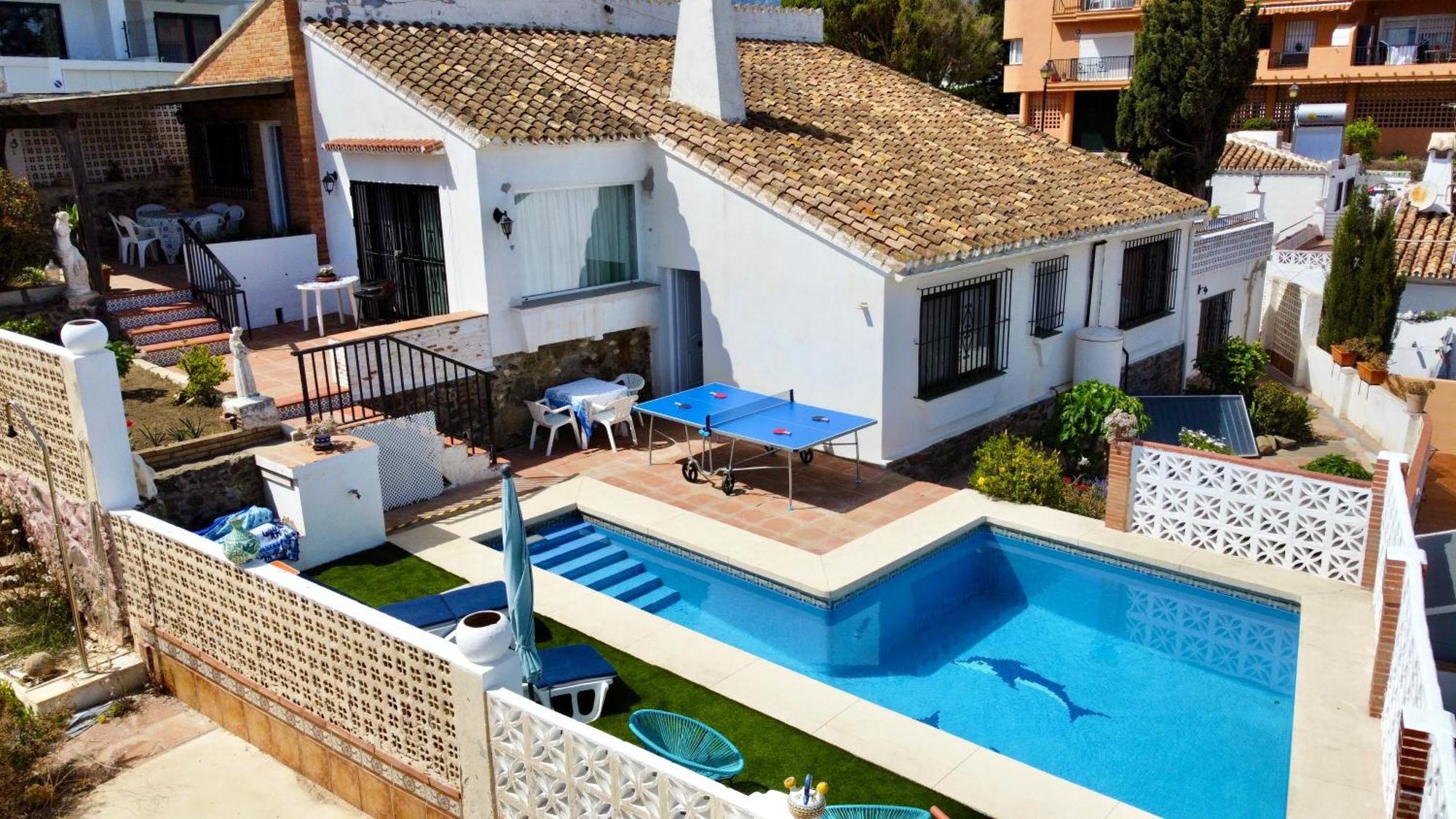 Evans Realty Al Villa & Piscina & Garaje & Playa Fuengirola Bagian luar foto