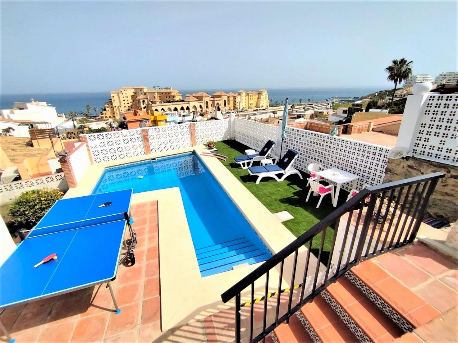 Evans Realty Al Villa & Piscina & Garaje & Playa Fuengirola Bagian luar foto